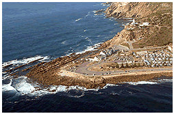 Ariel view of the Hotel and Point